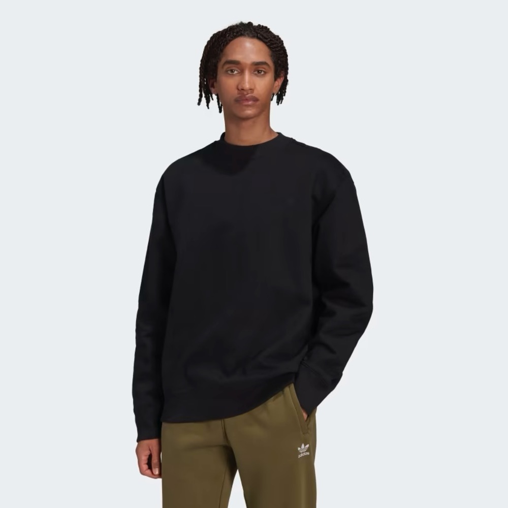 Men’s Adidas Originals Adicolor Contempo Black Crew Sweatshirt